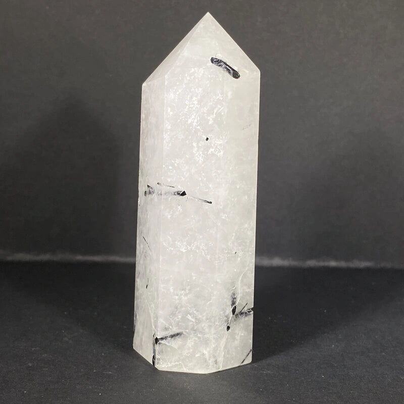 Pointe Quartz Tourmaline Noire