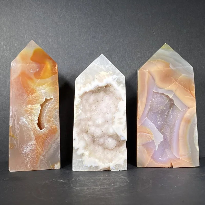 Pointe Agate Cerisier avec Druse (qualité supérieure)