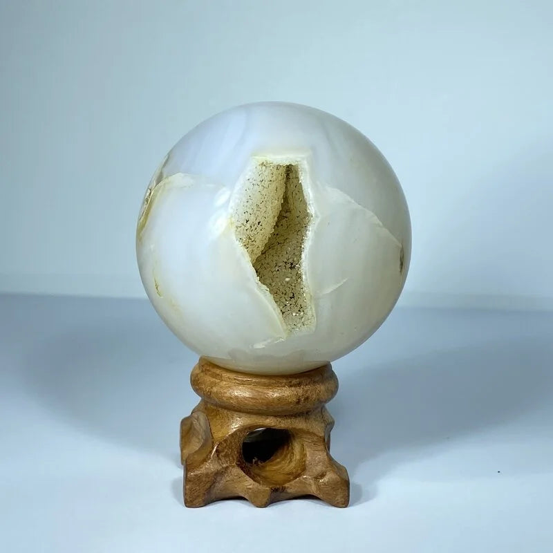 Sphère Agate Cerisier