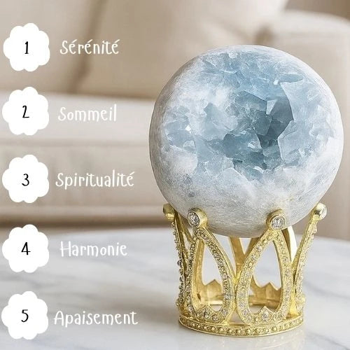Sphère Géode Célestine