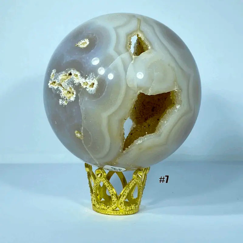 Sphère Géode Agate (150-300gr)