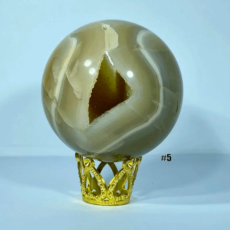 Sphère Géode Agate (150-300gr)