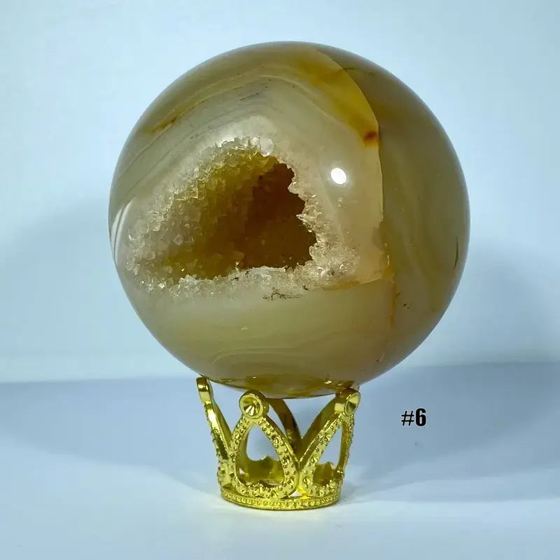 Sphère Géode Agate (150-300gr)