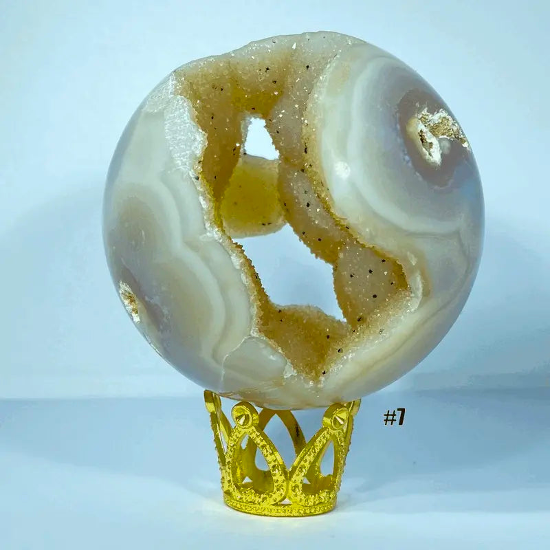 Sphère Géode Agate (150-300gr)