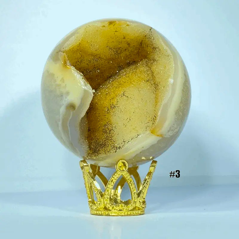 Sphère Géode Agate (150-300gr)