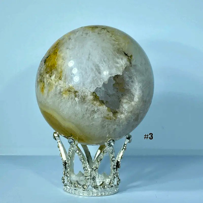 Sphère Géode Agate (300-400gr)