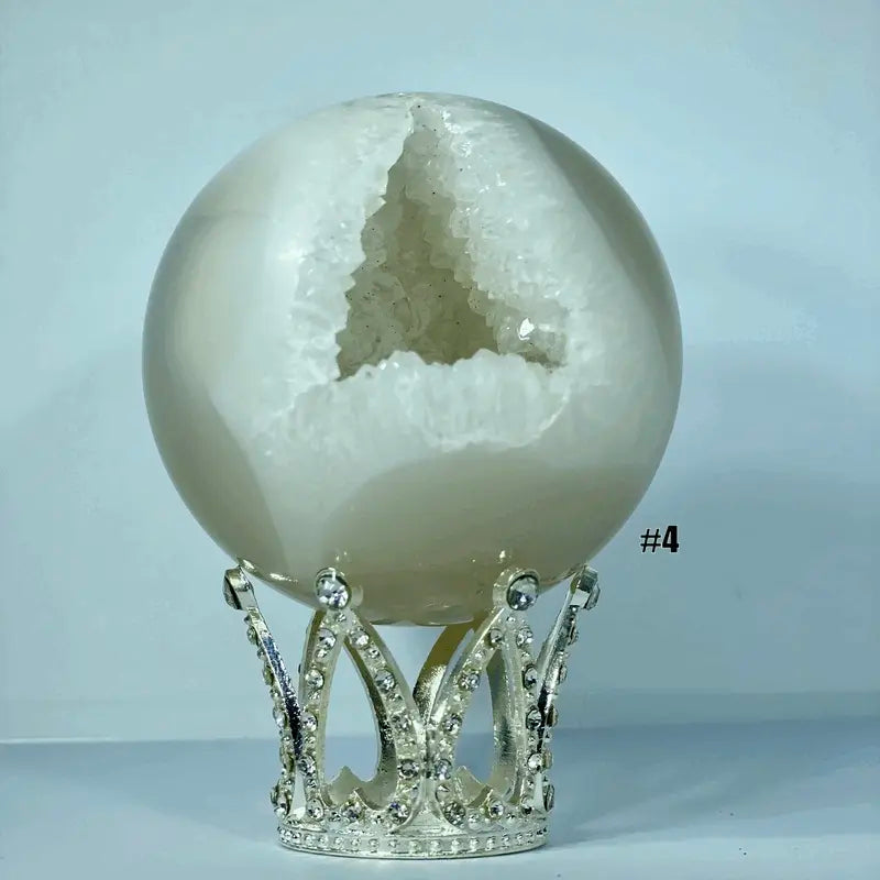 Sphère Géode Agate (300-400gr)