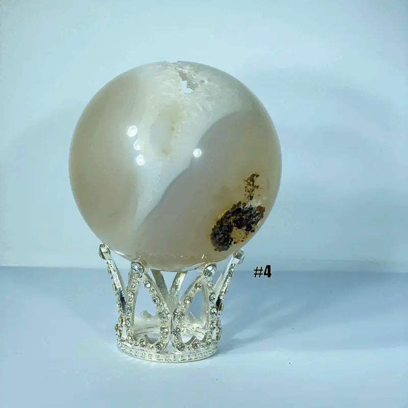 Sphère Géode Agate (300-400gr)