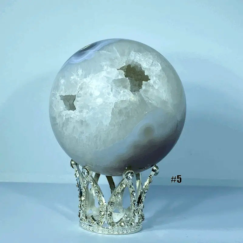 Sphère Géode Agate (300-400gr)