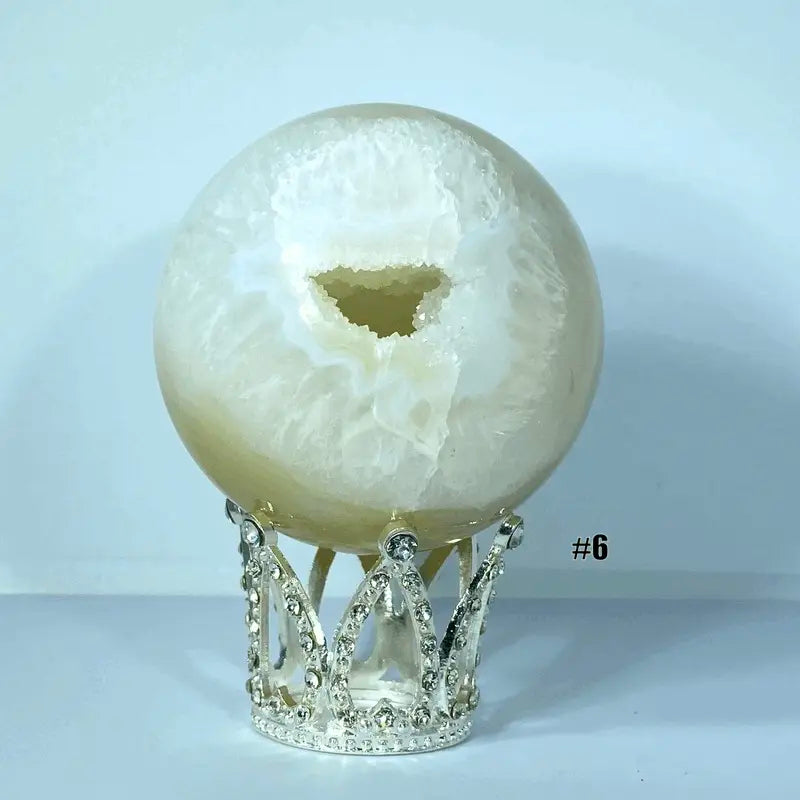 Sphère Géode Agate (300-400gr)