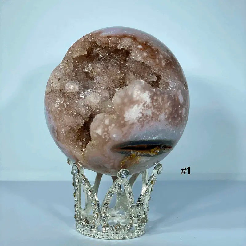 Sphère Géode Agate (300-400gr)