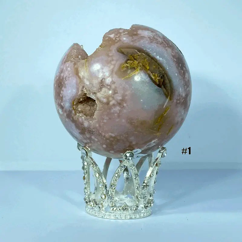 Sphère Géode Agate (300-400gr)