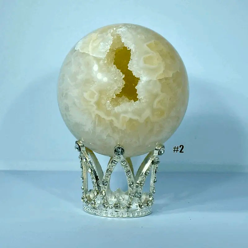 Sphère Géode Agate (300-400gr)