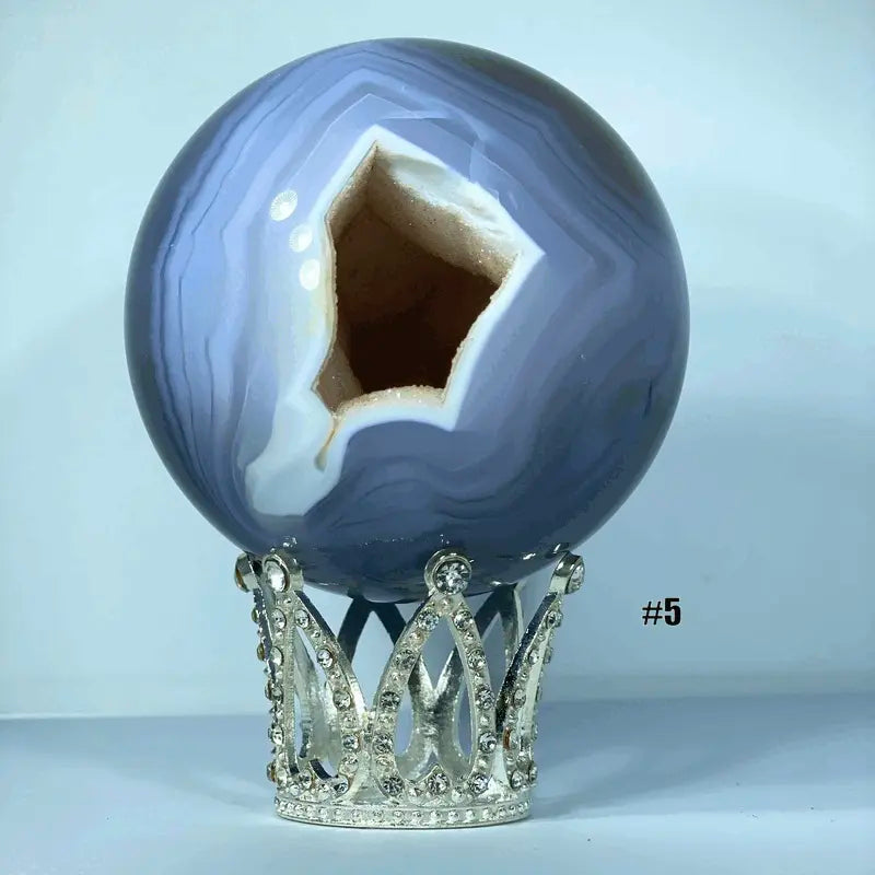 Sphère Géode Agate (400-500gr)