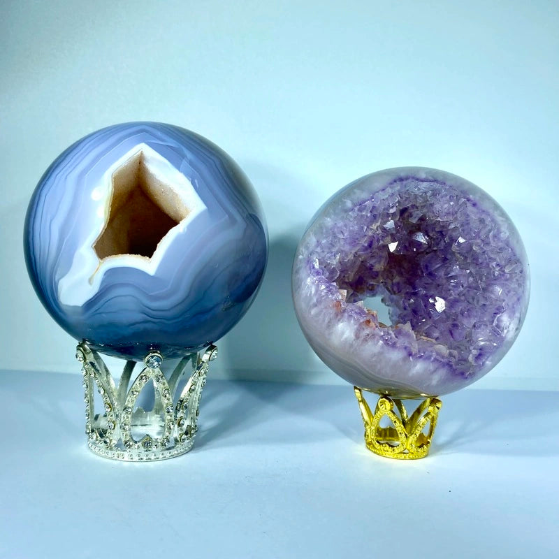 Sphère Géode Agate (400-500gr)