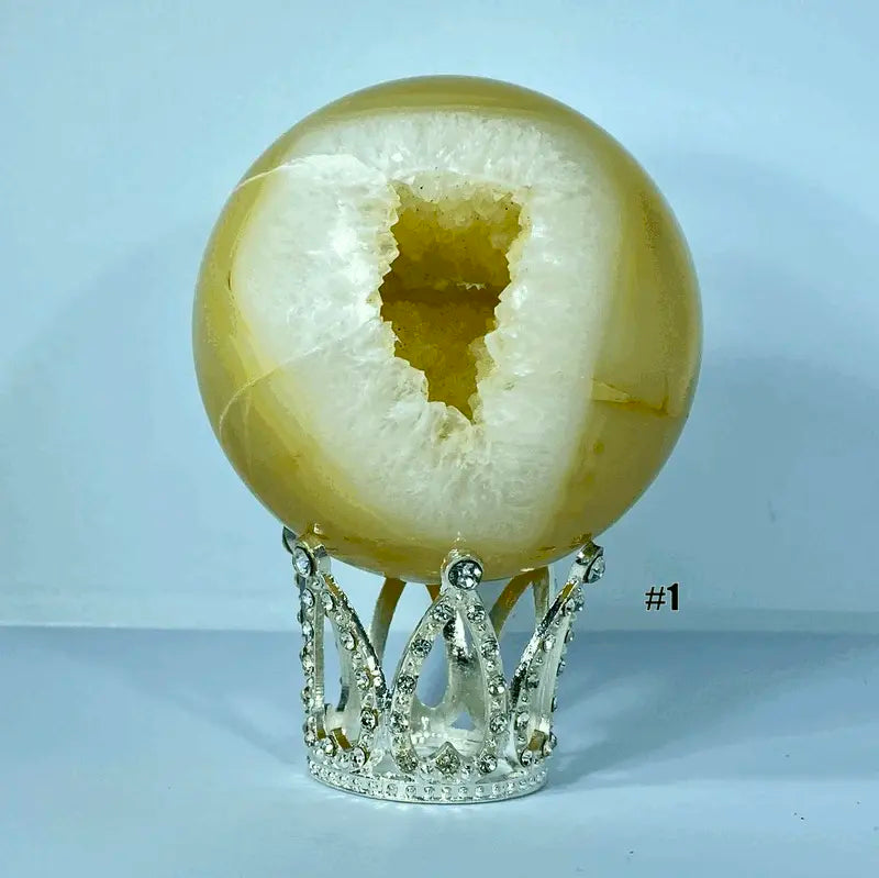 Sphère Géode Agate (400-500gr)