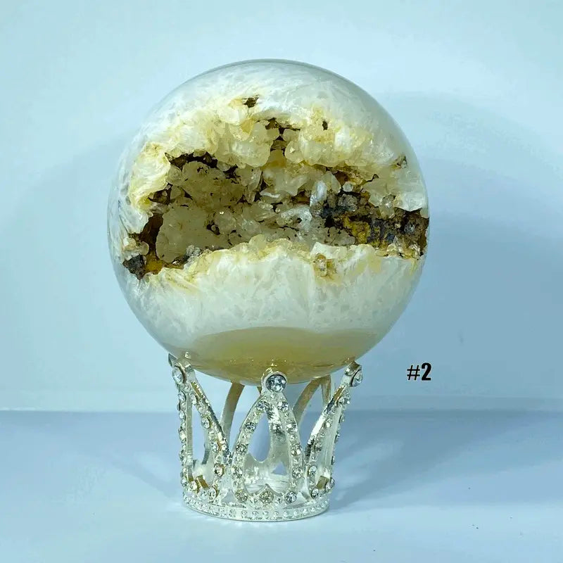 Sphère Géode Agate (400-500gr)