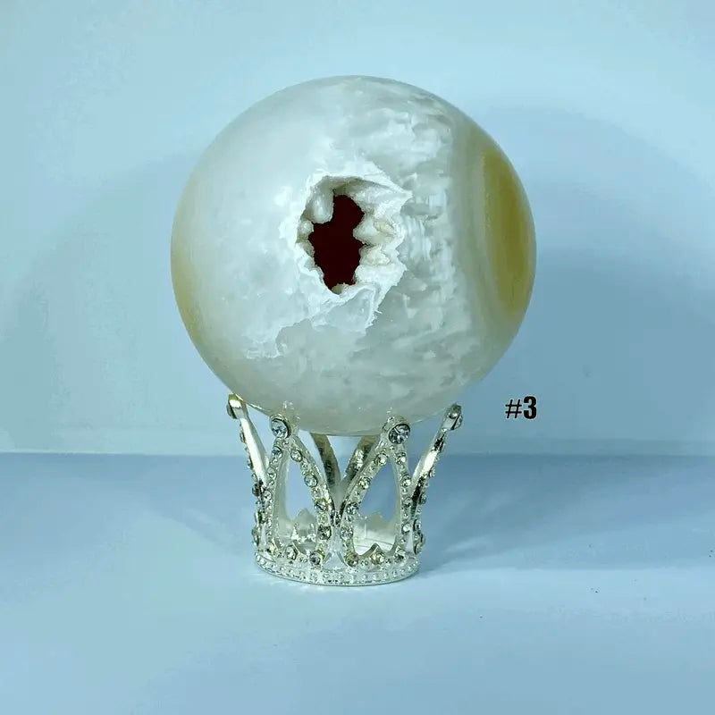 Sphère Géode Agate (400-500gr)