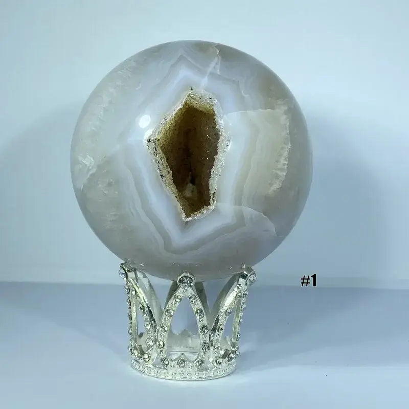 Sphère Géode Agate (500-600gr)