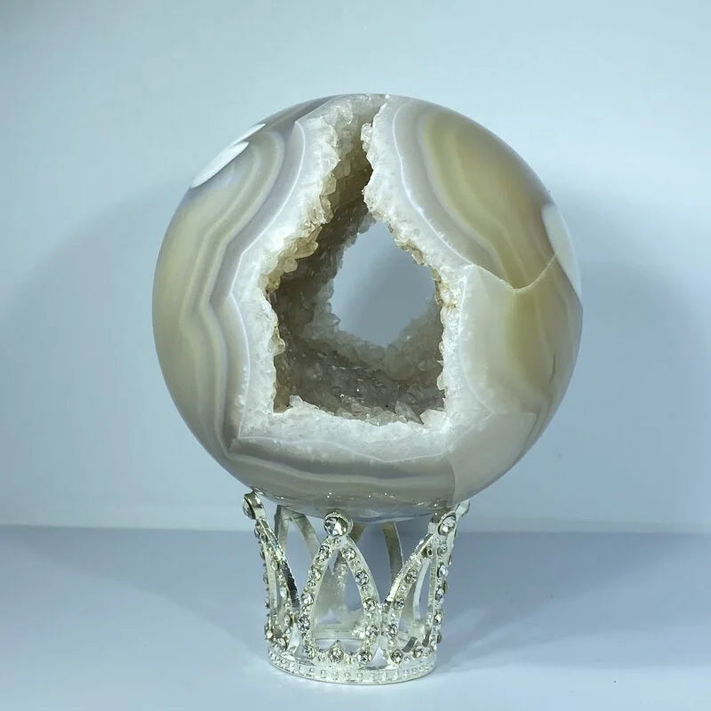 Sphère Géode Agate (500-600gr)