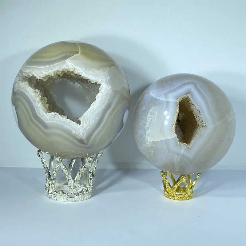 Sphère Géode Agate (500-600gr)