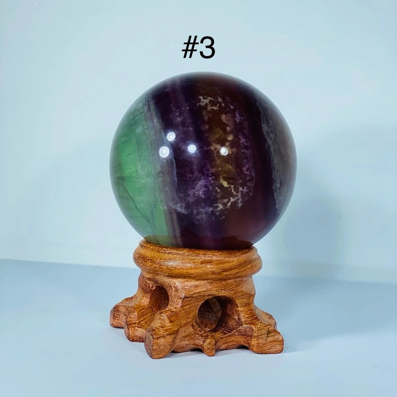 Sphère Fluorite Multicolore