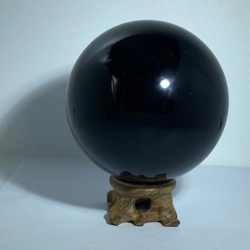 Sphère Obsidienne Argentée (870gr/ 925gr)