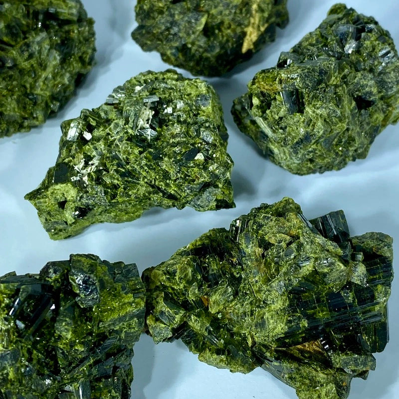 Tourmaline Verte Brute Cristallisée