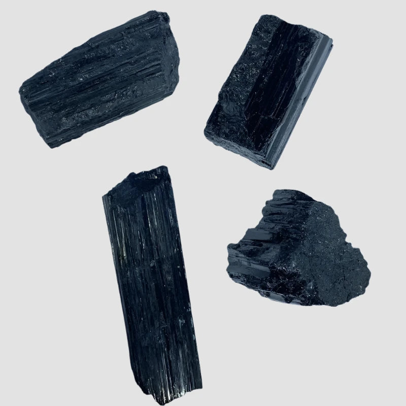 Tourmaline Noire Brute Fibreuse (Grande)