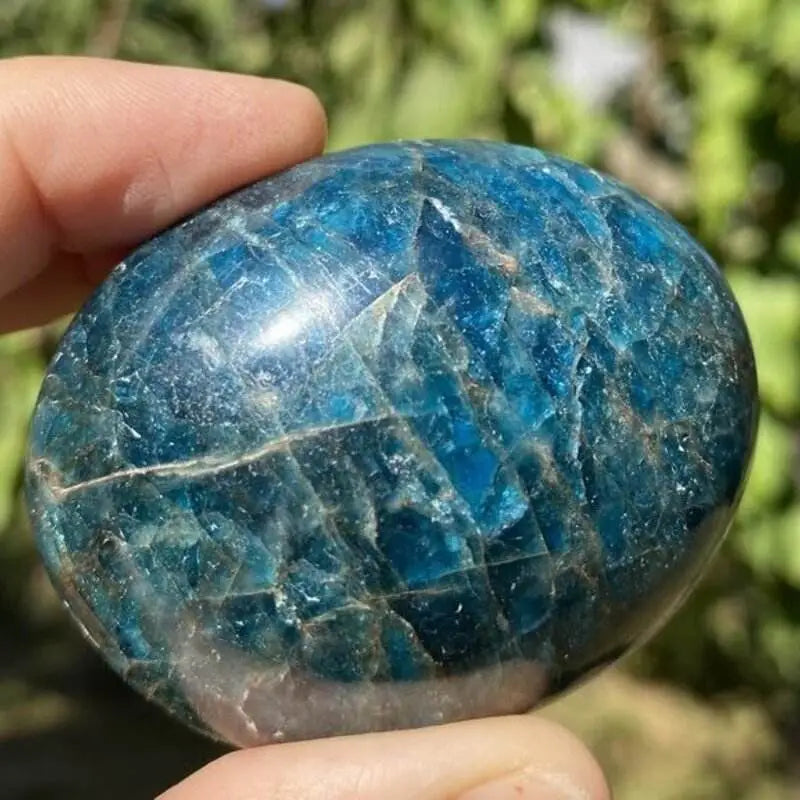 Galet Apatite Bleue