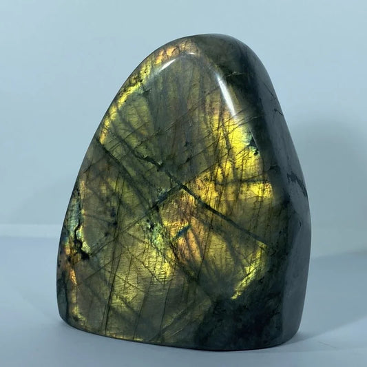 Bloc de Labradorite Violette Poli (qualité supérieure)