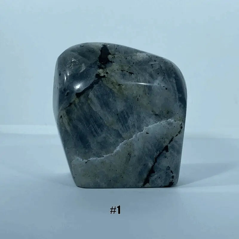 Bloc de Labradorite Violette Poli (qualité supérieure)