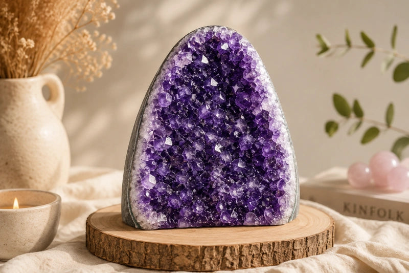 Géode Amethyste - Apaisement et Sérénite