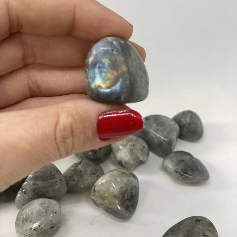 Labradorite Grise Pierre Roulée (100gr)