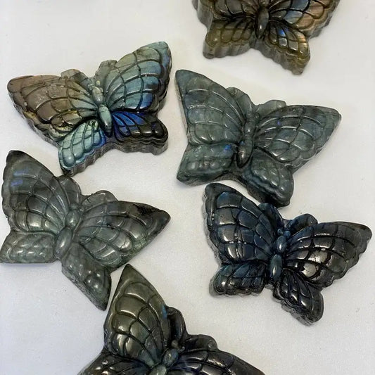 Papillon en Labradorite