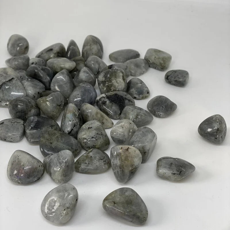 Labradorite Grise Pierre Roulée (100gr)