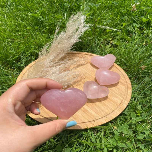 Cœur en Quartz Rose