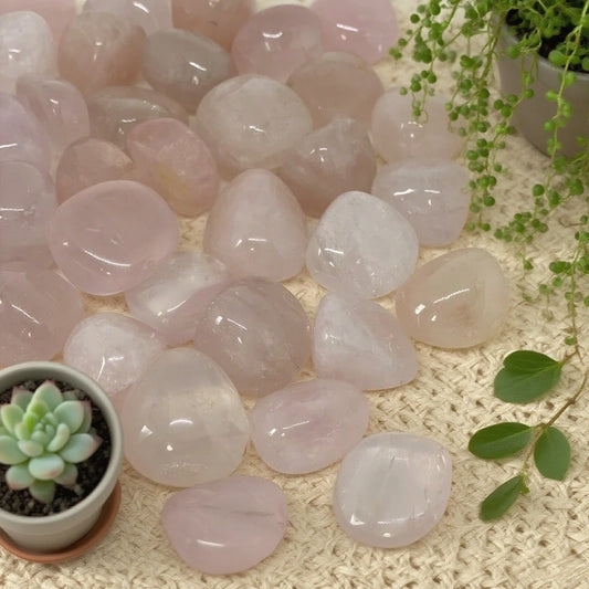 Quartz Rose Pierre Roulée