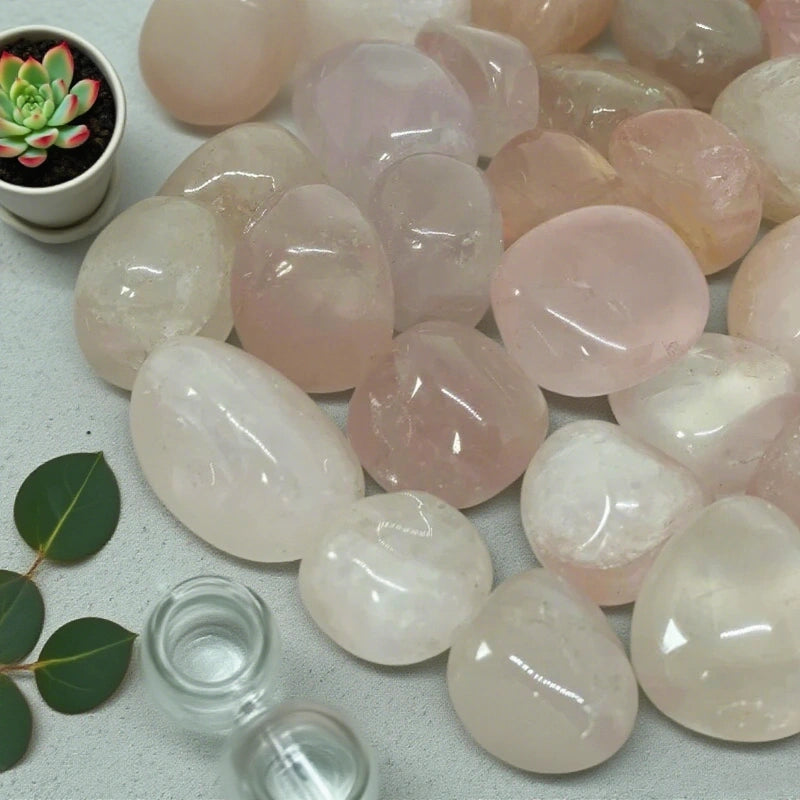 Quartz Rose Pierre Roulée